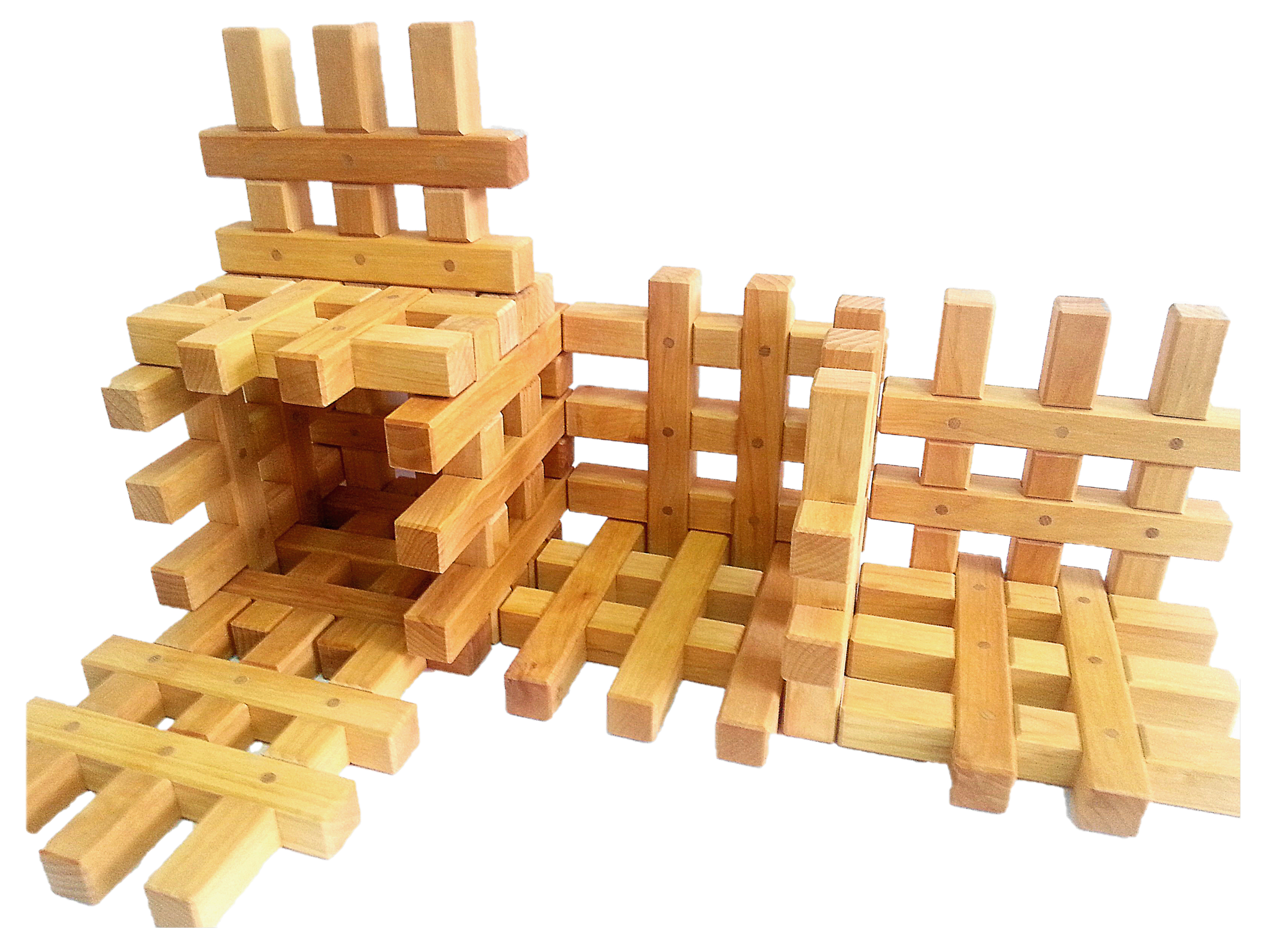 Bauspiel Grid Natural Blocks