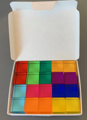 Bauspiel 20 Lucite Cubes