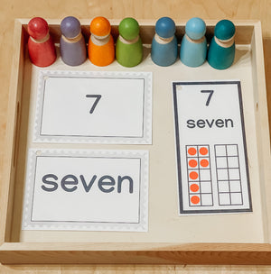 Number 1-20 Dot and Sight Words (downloadable file)