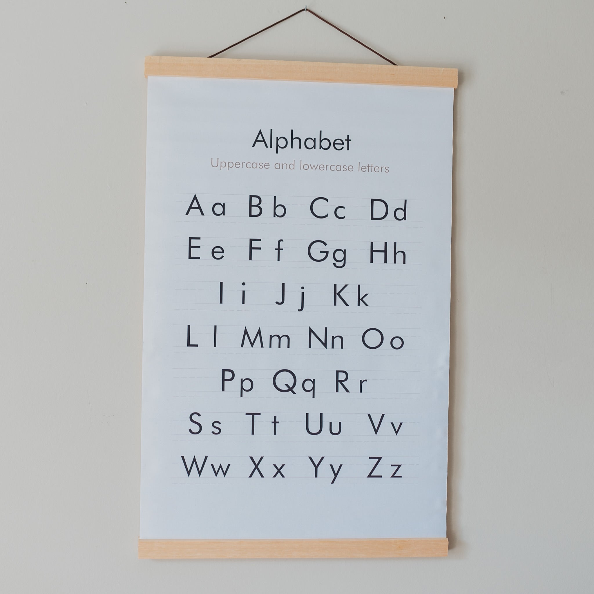 Alphabet Poster (physical product)