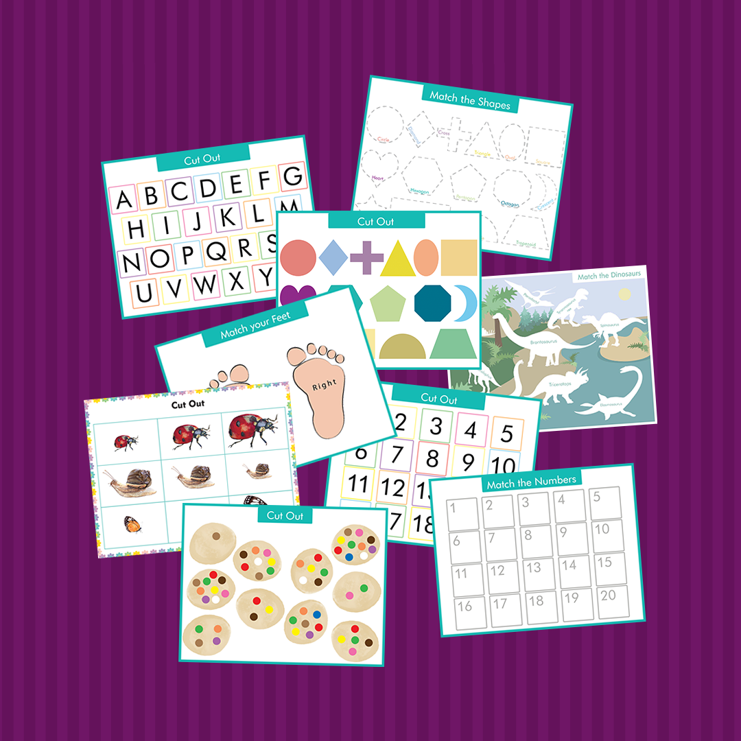 Preschool Learn and Play Binder (downloadable file only)