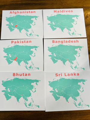Countries in Asia (pdf file only)