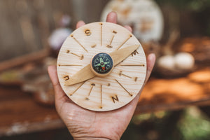 Wooden Compass (free shipping)