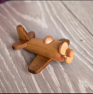 Christmas decor set of 6 small wooden toys