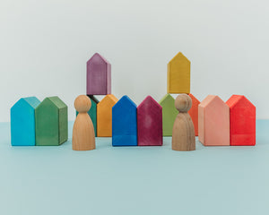 Avdar Rainbow House Blocks