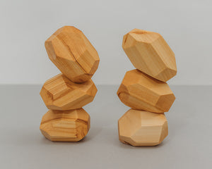 Wooden Natural Balance Stones