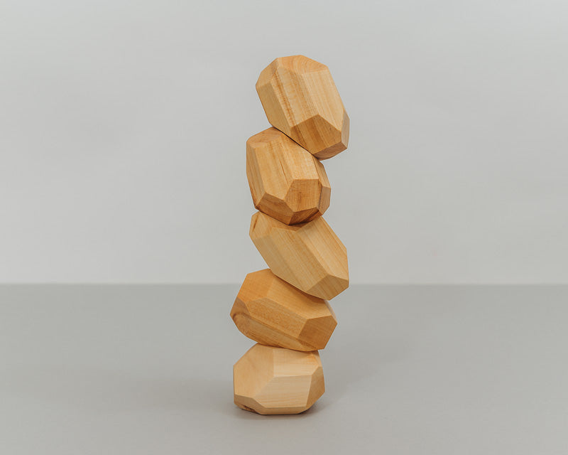 Wooden Natural Balance Stones
