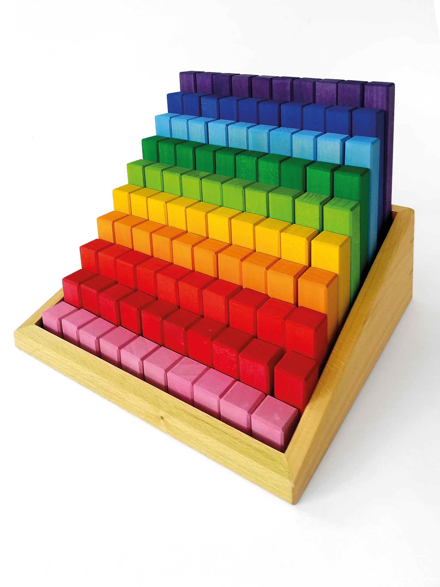 Bauspiel Stepped Colour Blocks/ 100pc